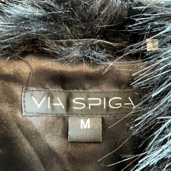 𝅺Via Spiga Faux Fur Vest - M - Picture 5 of 5